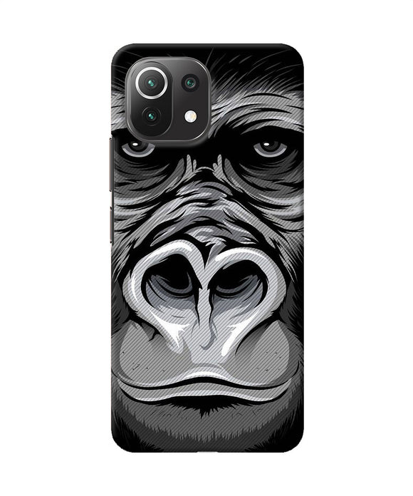 Black chimpanzee Mi 11 Lite Back Cover