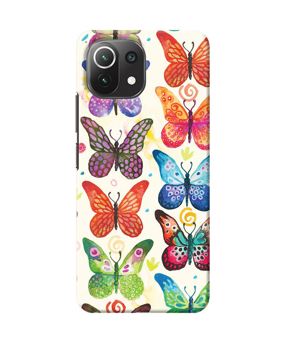 Abstract butterfly print Mi 11 Lite Back Cover