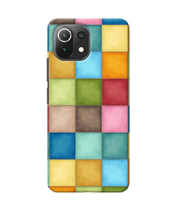 Abstract colorful squares Mi 11 Lite Back Cover
