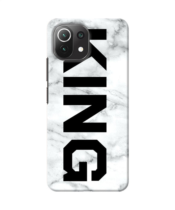 King marble text Mi 11 Lite Back Cover