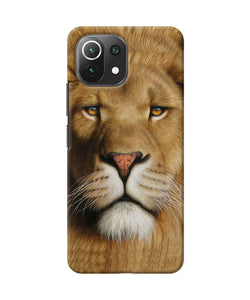 Nature lion poster Mi 11 Lite Back Cover