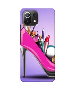 Makeup heel shoe Mi 11 Lite Back Cover