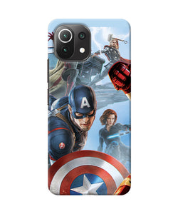 Avengers on the sky Mi 11 Lite Back Cover