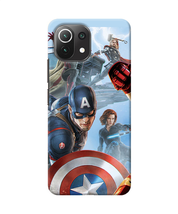 Avengers on the sky Mi 11 Lite Back Cover