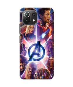 Avengers poster Mi 11 Lite Back Cover