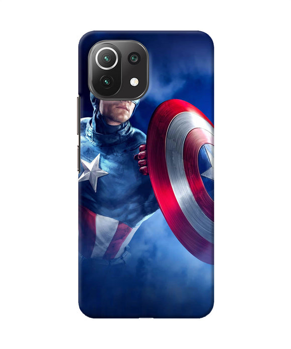 Captain america on sky Mi 11 Lite Back Cover