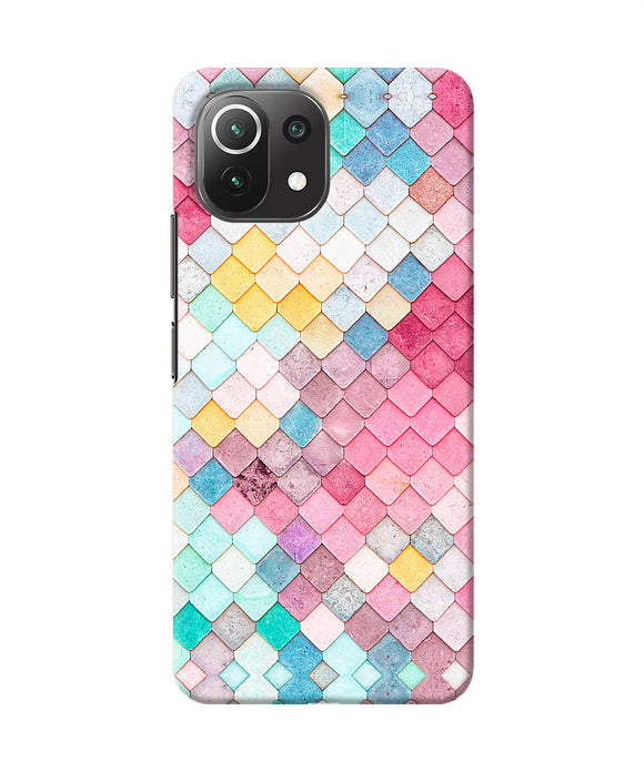 Colorful fish skin Mi 11 Lite Back Cover