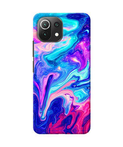 Abstract colorful water Mi 11 Lite Back Cover