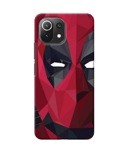 Abstract deadpool half mask Mi 11 Lite Back Cover