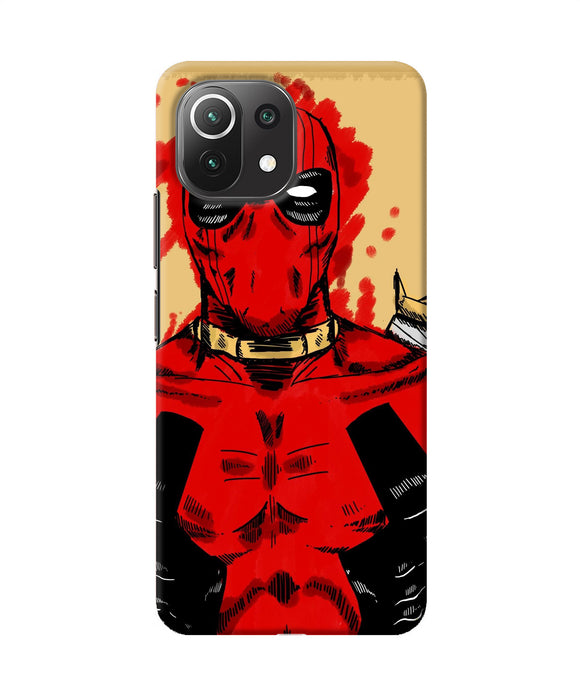 Blooded deadpool Mi 11 Lite Back Cover