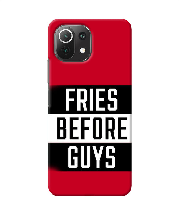 Fries before guys quote Mi 11 Lite Back Cover