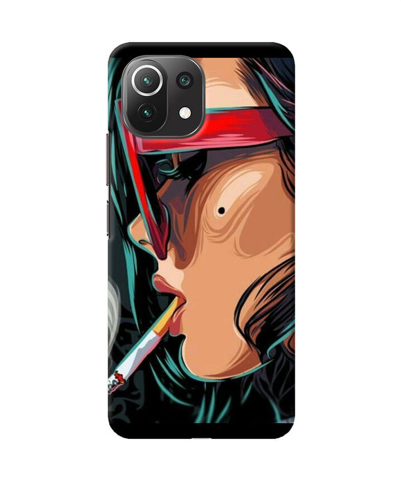 Smoking girl Mi 11 Lite Back Cover