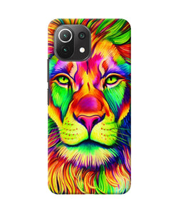 Lion color poster Mi 11 Lite Back Cover