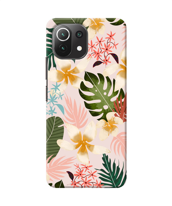 Leaf print Mi 11 Lite Back Cover