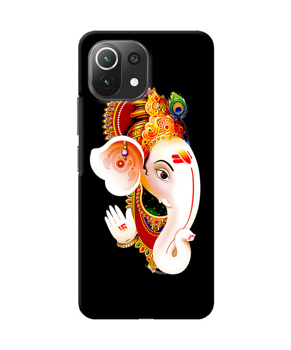 Lord ganesh face Mi 11 Lite Back Cover