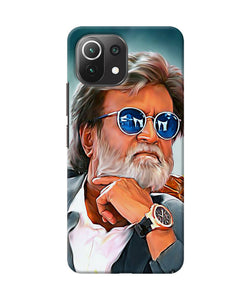 Rajnikant painting Mi 11 Lite Back Cover