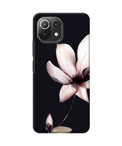 Flower white Mi 11 Lite Back Cover