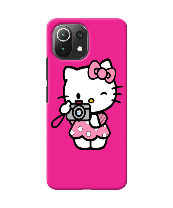 Hello kitty cam pink Mi 11 Lite Back Cover