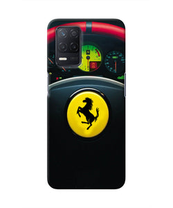 Ferrari Steeriing Wheel Realme 8 5G/8s 5G Real 4D Back Cover