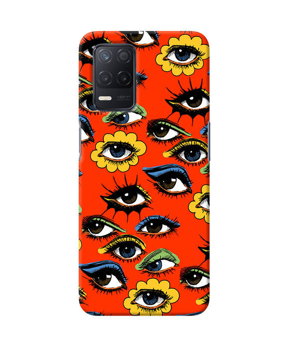 Abstract eyes pattern Realme 8 5G/8s 5G Back Cover