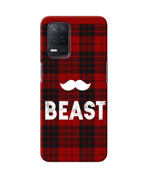 Beast red square Realme 8 5G/8s 5G Back Cover