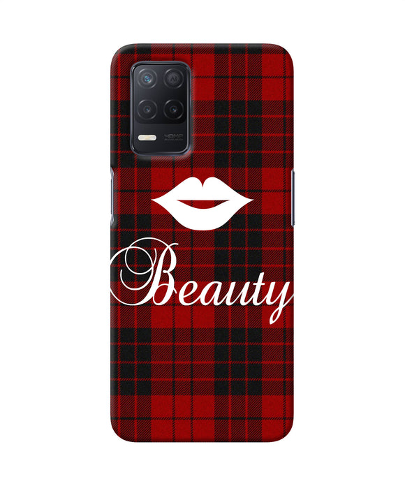 Beauty red square Realme 8 5G/8s 5G Back Cover