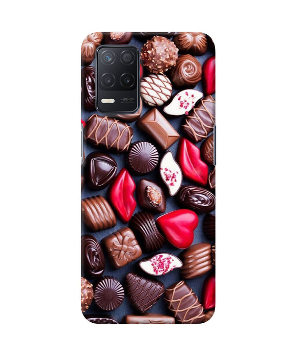 Valentine special chocolates Realme 8 5G/8s 5G Back Cover