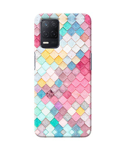Colorful fish skin Realme 8 5G/8s 5G Back Cover