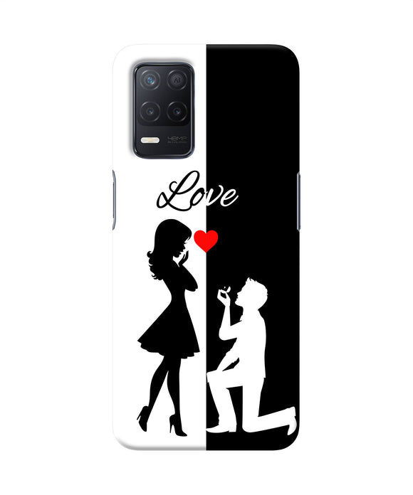 Love propose black and white Realme 8 5G/8s 5G Back Cover