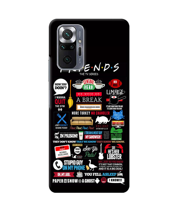 FRIENDS Redmi Note 10 Pro Max Back Cover