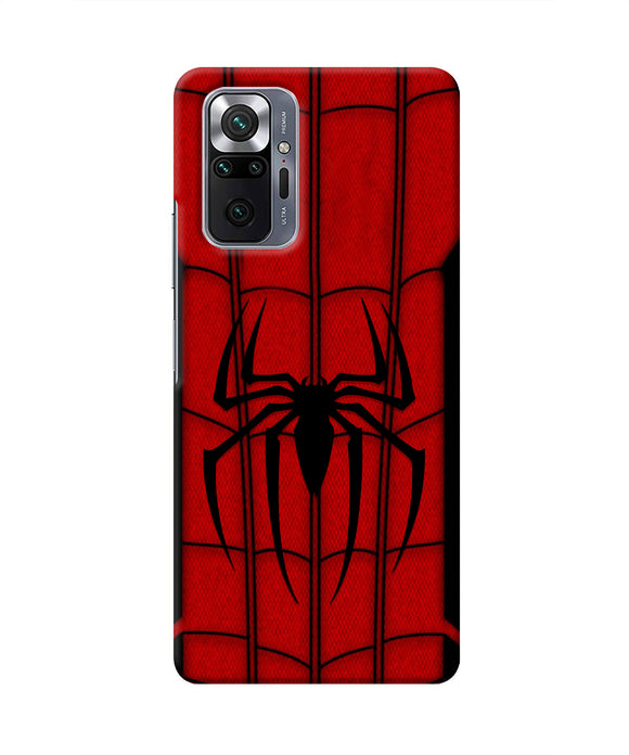 Spiderman Costume Redmi Note 10 Pro Max Real 4D Back Cover