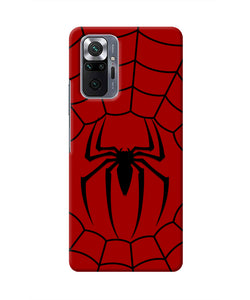 Spiderman Web Redmi Note 10 Pro Max Real 4D Back Cover
