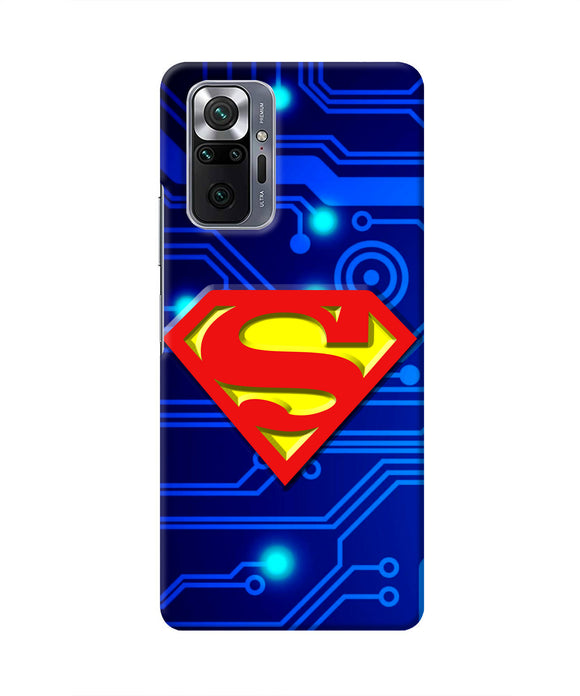 Superman Abstract Redmi Note 10 Pro Max Real 4D Back Cover