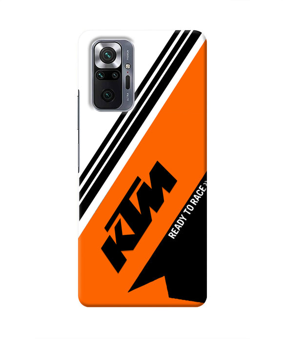 KTM Abstract Redmi Note 10 Pro Max Real 4D Back Cover