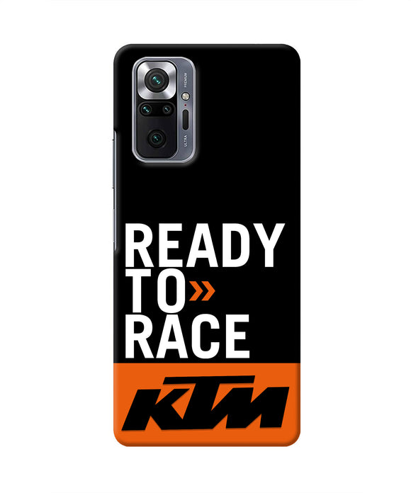 KTM Ready To Race Redmi Note 10 Pro Max Real 4D Back Cover