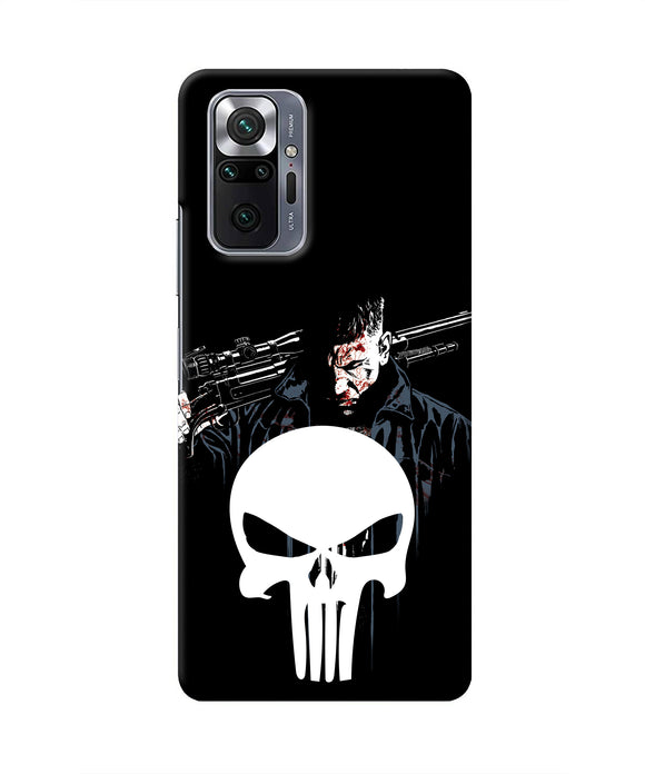 Punisher Character Redmi Note 10 Pro Max Real 4D Back Cover