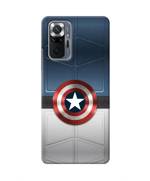 Captain America Suit Redmi Note 10 Pro Max Real 4D Back Cover