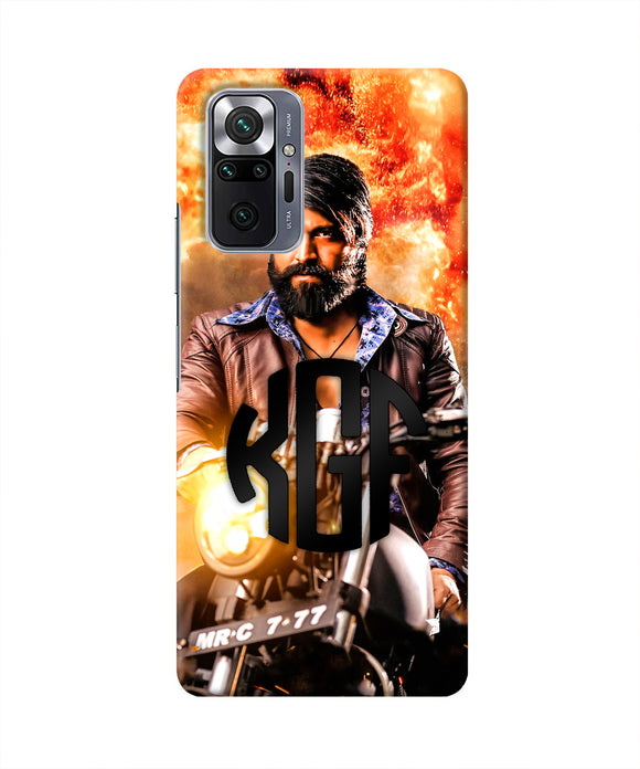 Rocky Bhai on Bike Redmi Note 10 Pro Max Real 4D Back Cover