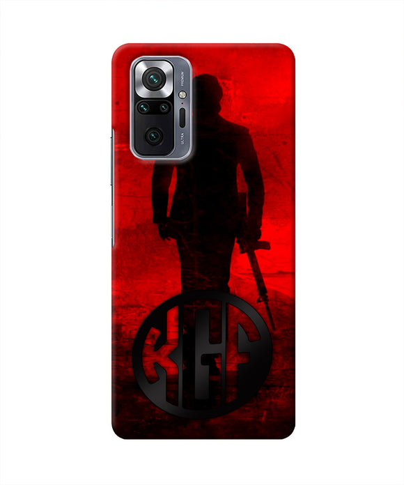 Rocky Bhai K G F Chapter 2 Logo Redmi Note 10 Pro Max Real 4D Back Cover