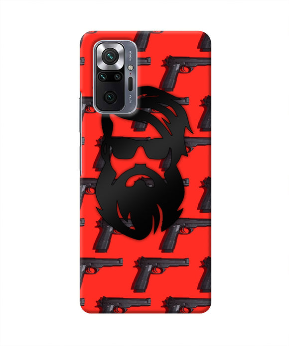 Rocky Bhai Beard Look Redmi Note 10 Pro Max Real 4D Back Cover