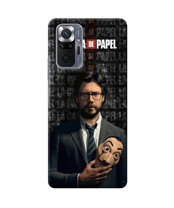 Money Heist Professor with Mask Redmi Note 10 Pro Max Back Cover