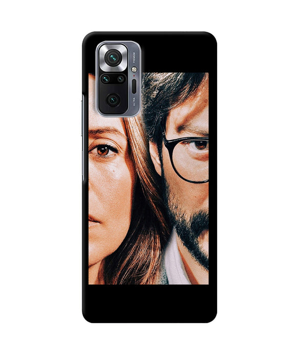 Money Heist Professor With Rachel Redmi Note 10 Pro Max Back Cover