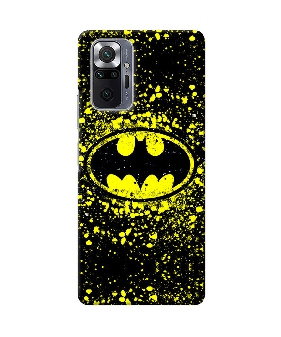 Batman last knight print yellow Redmi Note 10 Pro Max Back Cover