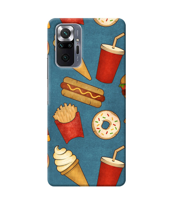 Abstract food print Redmi Note 10 Pro Max Back Cover