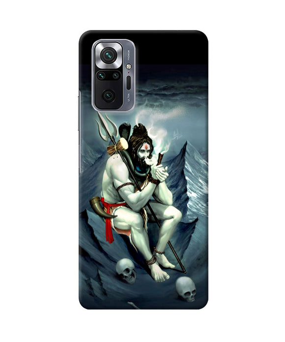 Lord shiva chillum Redmi Note 10 Pro Max Back Cover