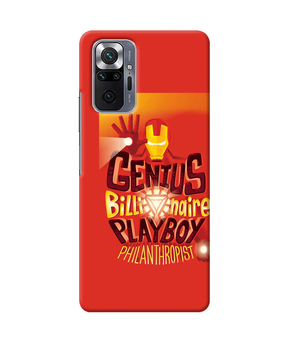 Ironman quote Redmi Note 10 Pro Max Back Cover