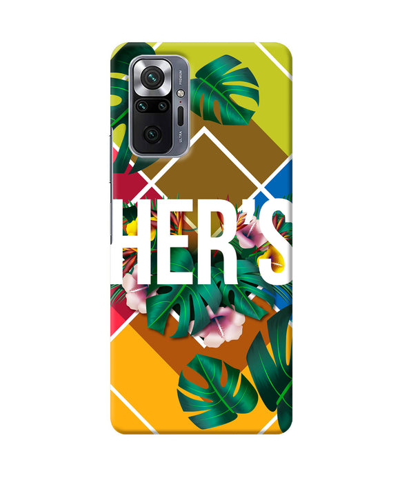 His her two Redmi Note 10 Pro Max Back Cover