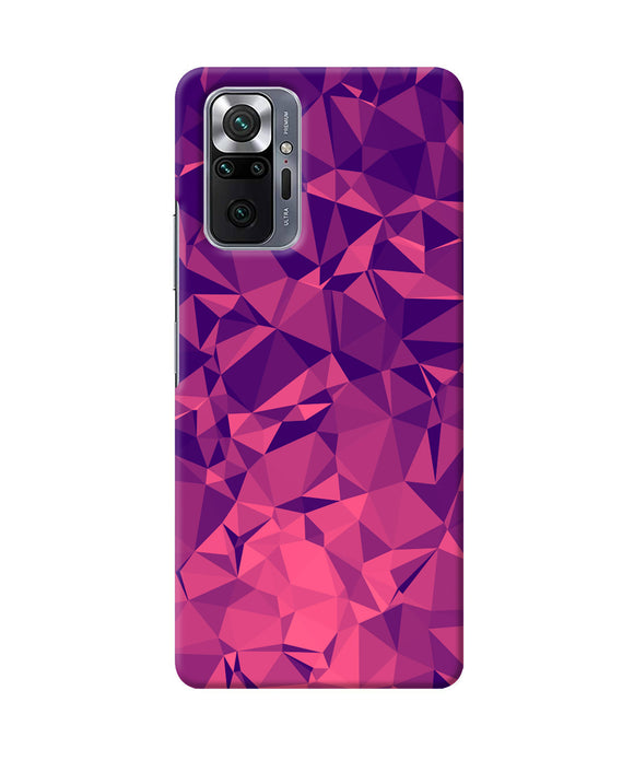 Abstract red blue shine Redmi Note 10 Pro Max Back Cover