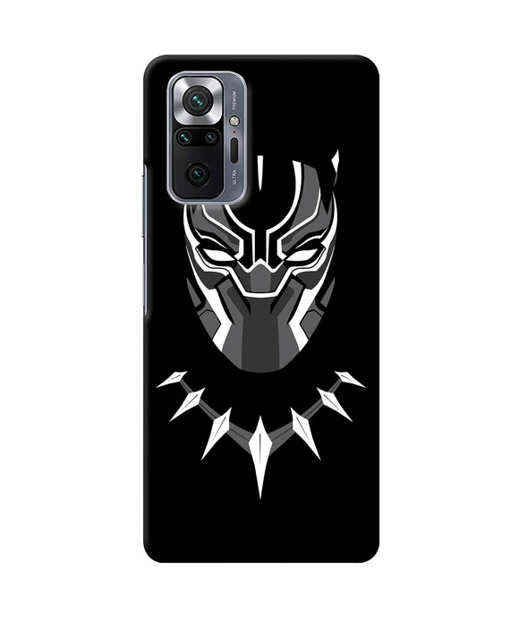 Black penthon cartoon Redmi Note 10 Pro Max Back Cover