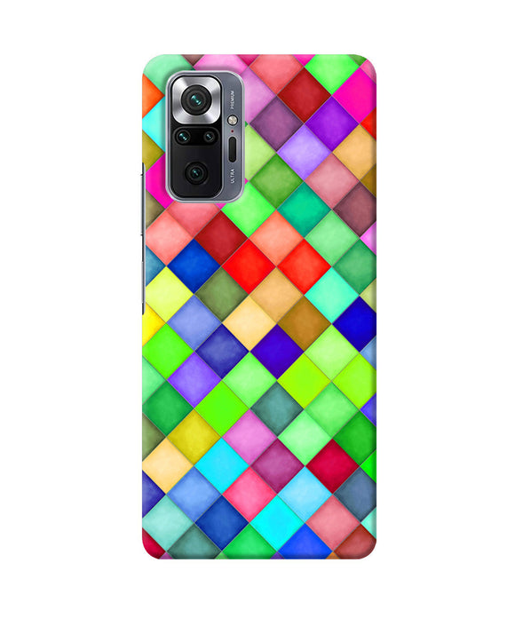 Abstract colorful squares Redmi Note 10 Pro Max Back Cover
